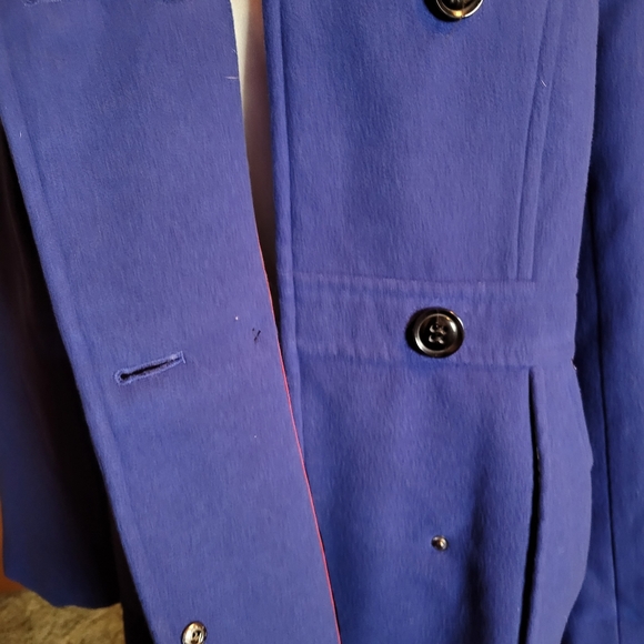 Metaphor Women's Coat with Removable Hood Blue Size L - Picture 9 of 12